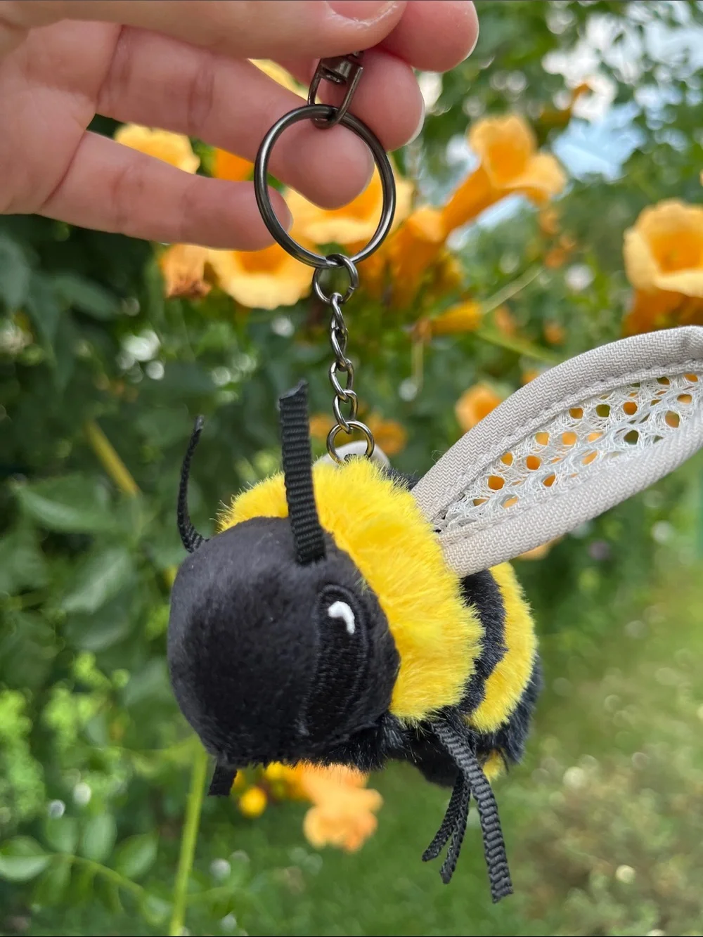 Handmade Bee Keychain Purse Charm 🐝